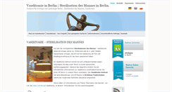 Desktop Screenshot of berlin-vasektomie.de